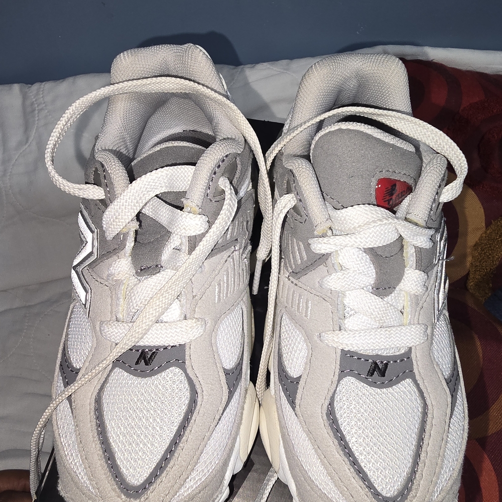 New Balance Kids Sneakers - White and Gray